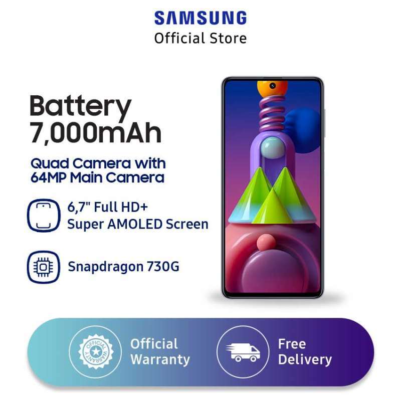 âˆš [free Smart Tag] Samsung Galaxy M51 Smartphone [8 Gb