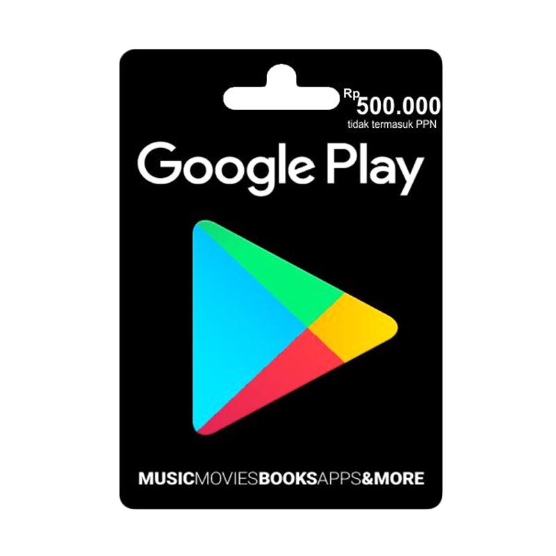 Promo Google Play Gift Card Voucher Game [IDR 500.000] Diskon 21% di Seller Hiten Gaming