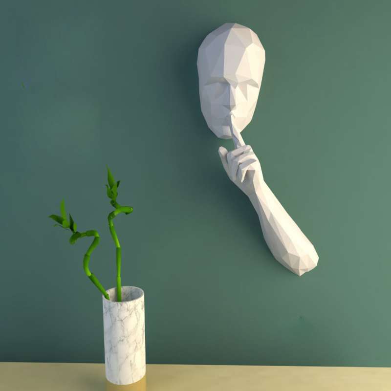 Promo 3D Paper Person Model Bedroom Wall Decoraton Craft Educational ...