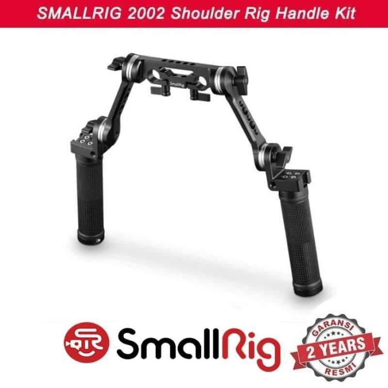 SMALLRIG Universal 15mm Shoulder Pad Support, Supporto per Spalla con Morsetto a Doppia Asta da 15 mm e Schienale - 5153