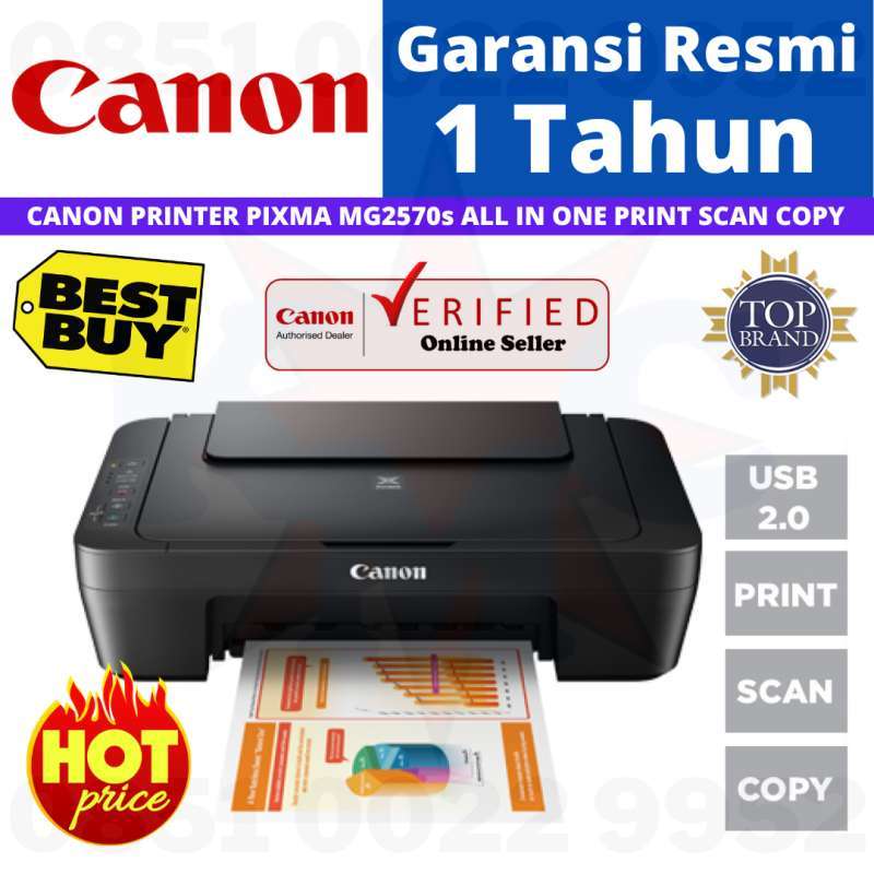 Promo Canon Pixma MG2570s Multifunction Printer Resmi Diskon 17 di