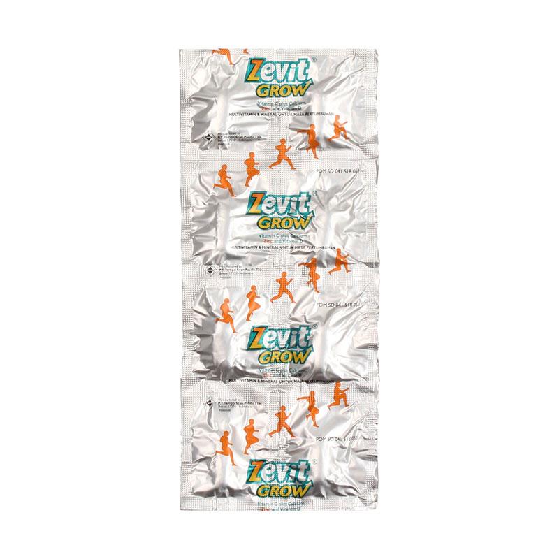 Jual Zevit Grow Multivitamin [8s] Online - Harga