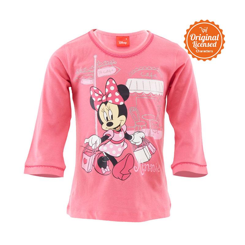 Jual Minnie Mouse Shoping Minnie Long Sleeve T-Shirt