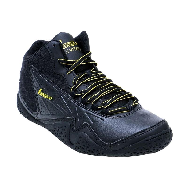 Jual League Levitate Sepatu  Basket  Pria Black Murah  