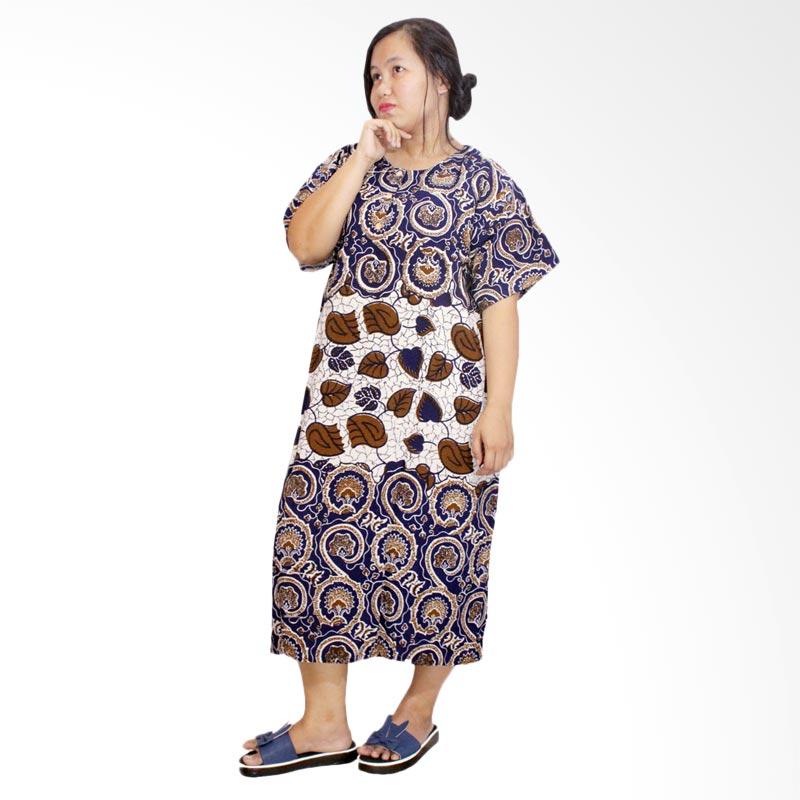 Jual Batik Alhadi DPT003-09B Jumbo Lengan Pendek Daster 