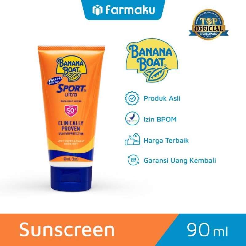 Jual Banana Boat Sport SPF50+ 90 ml di Seller Farmaku Official Store