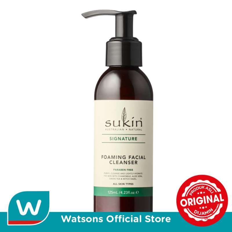 Promo Sukin Signature Foaming Facial Cleanser 125ml Diskon 20 di Seller WATSONS Official Store