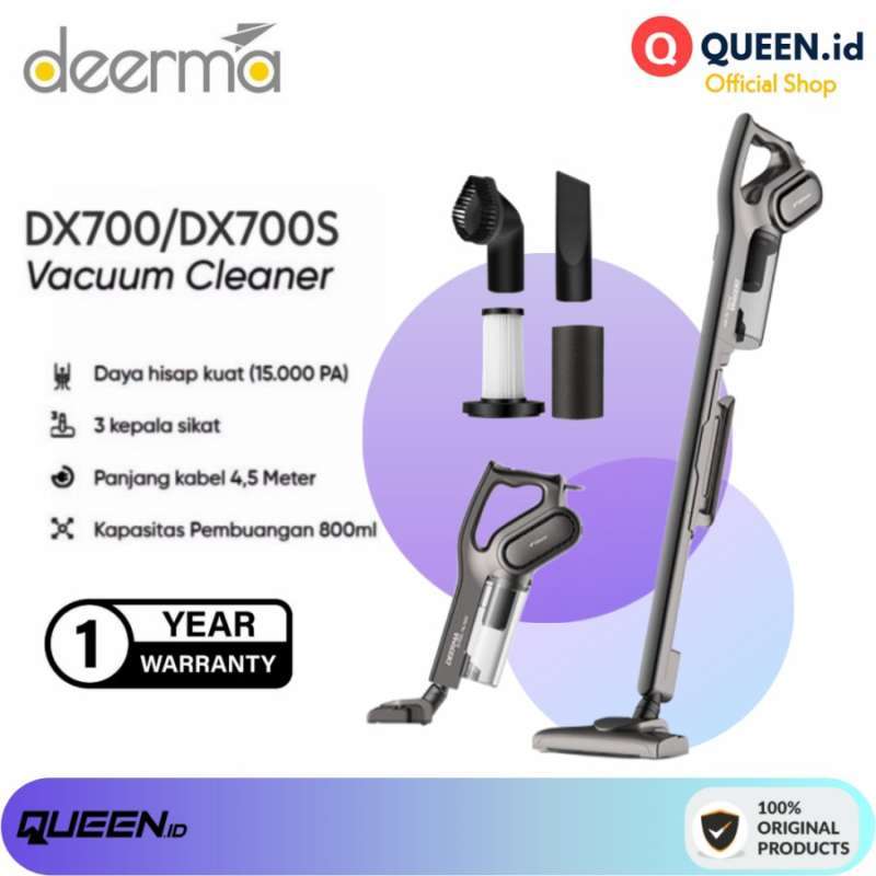 Promo Deerma Vacuum Cleaner 2in1 Dx700 / Dx700s Penyedot Pembersih