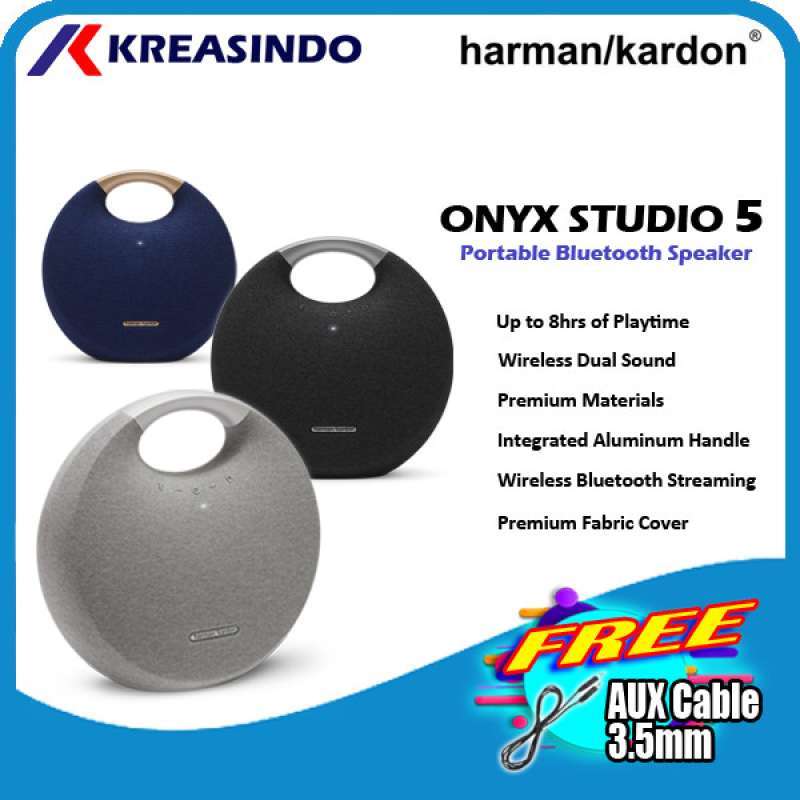 Jual Harman Kardon Onyx 5 / Studio 5 Bluetooth Portable Speaker Resmi