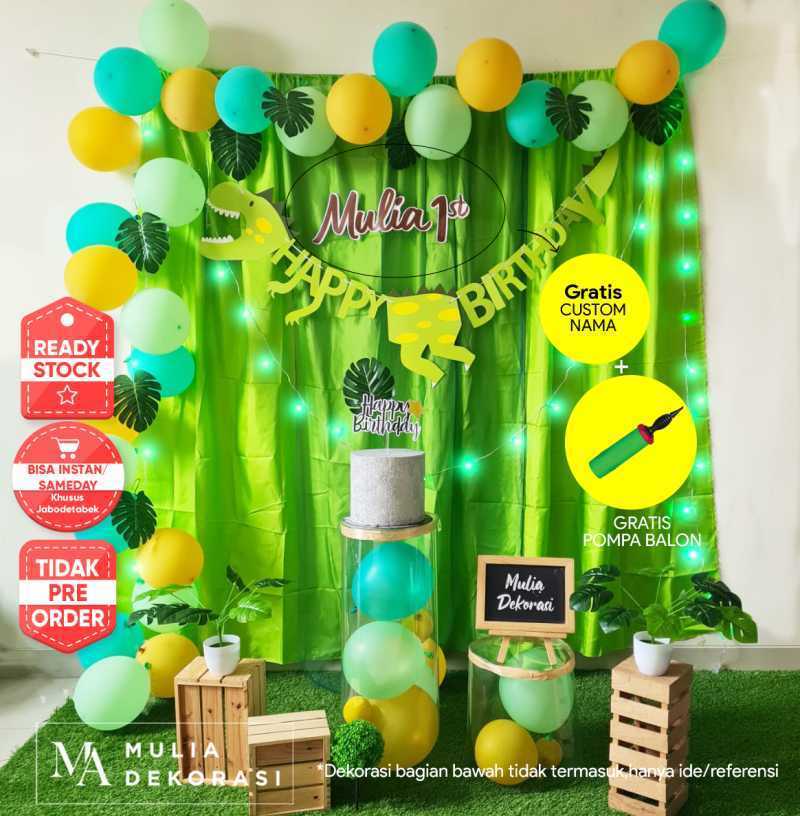 Jual Dekorasi Ulang Tahun Birthday Ultah DIY Paket Lengkap Photobooth