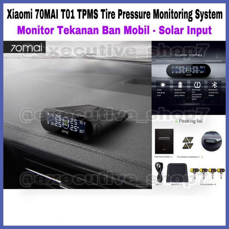 Jual Xiaomi 70mai T01 TPMS Tire apressure Monitoring System - Monitor ...
