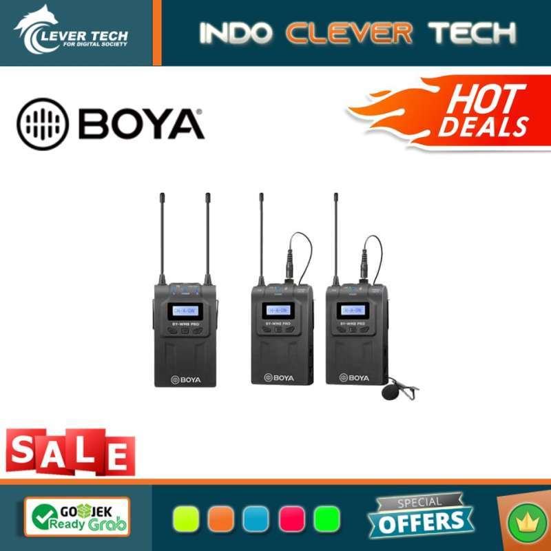 Promo Boya BYWM8 ProK2 Wireless Microphone Diskon 11 di Seller