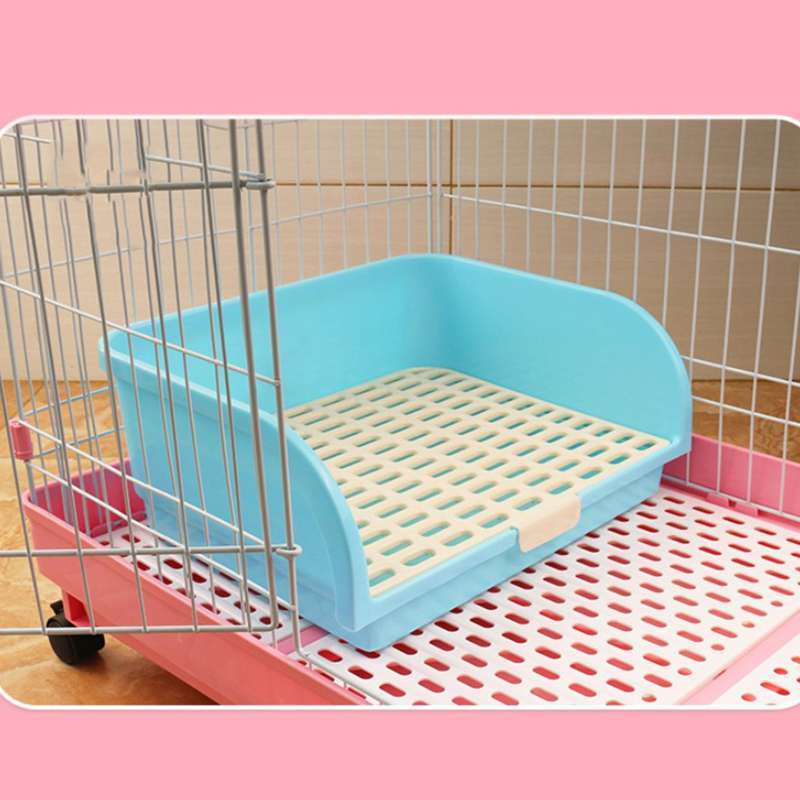 Promo Pet Litter Box Corner Toilet Tray Pan Potty Trainer Adult Rabbit