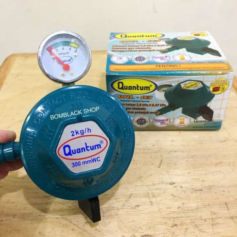 Jual Regulator Kompor Gas + meter Quantum QRL 03 di Seller assa rajut