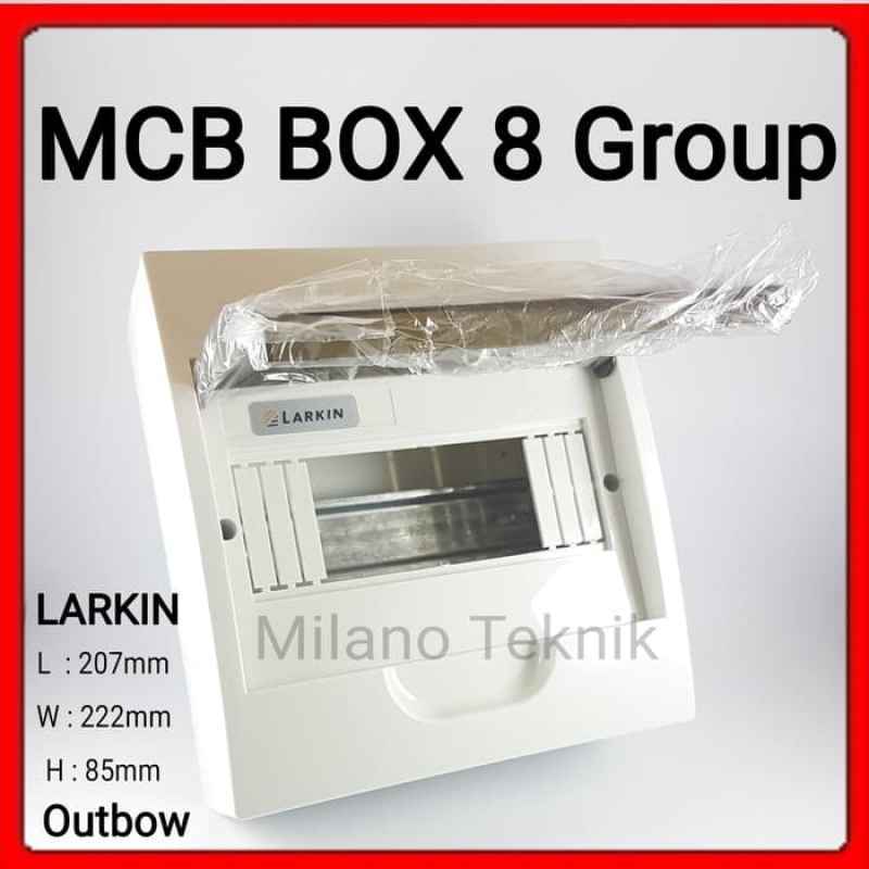 Jual Mcb Box 8 Group Outbow Box Mcb Ob Kotak Mcb Larkin Di Seller ...