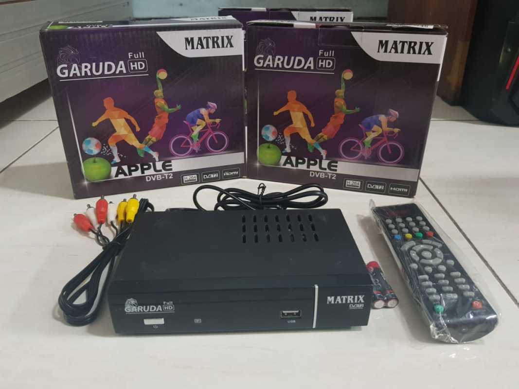 Jual Matrix Apple Garuda Stb Set Top Box Untuk Siaran Tv Digital Antena ...