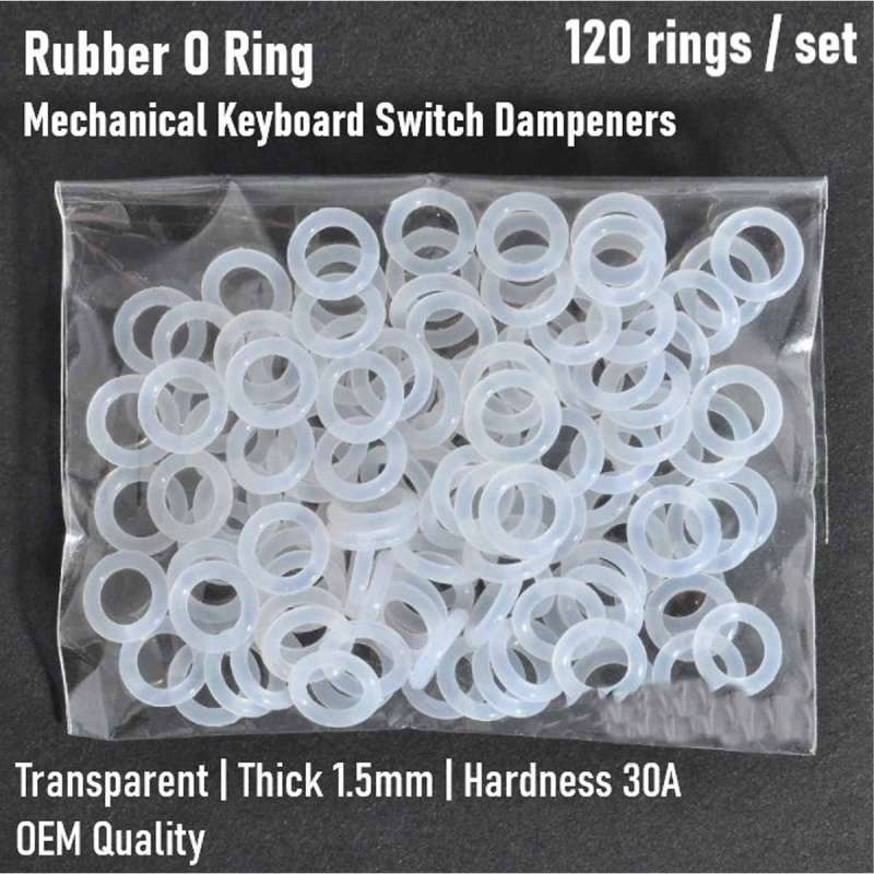 Promo Rubber O Ring Mechanical Keyboard Switch Dampeners 120 Rings