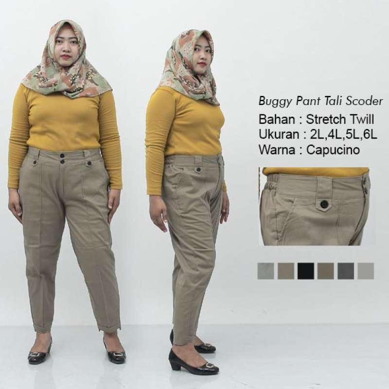 Promo CELANA Big Size BAHAN FORMAL Jumbo KANTOR 4L5L6L8L baggy pants