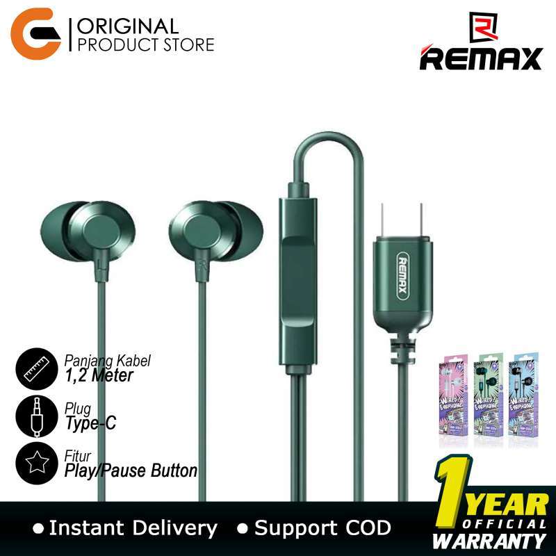 Jual Remax Earphone Type-C RM-512A - PROMO ORIGINAL di Seller Toko ...