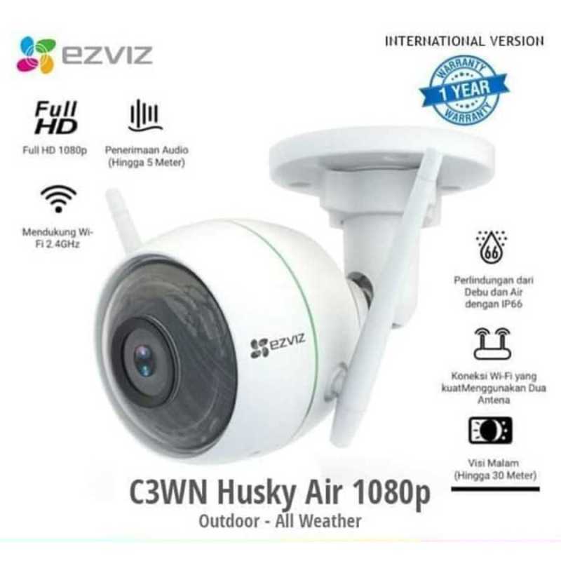 Promo Ezviz C3WN Husky Air Full HD 1080P Smart IP Camera Outdoor Kamera