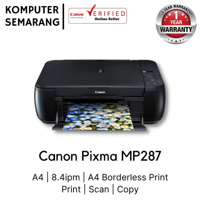 Jual Canon PIXMA MP287 All In One Cartridge Printer [Print/Scan/Copy