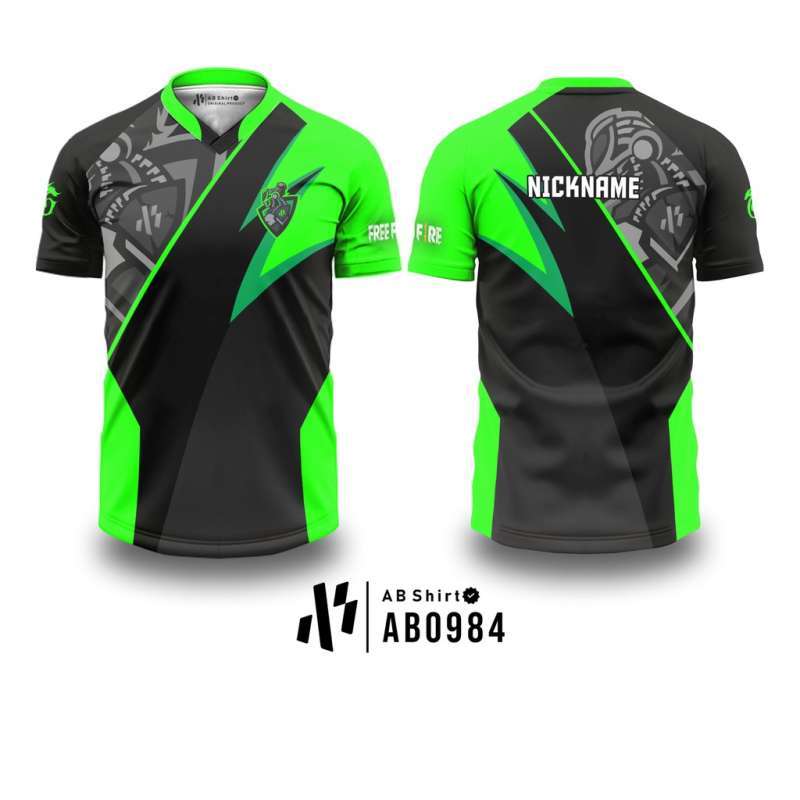 Jual JERSEY GAMING ESPORT PUBG FREEFIRE MOBILE LEGEND CUSTOM di Seller