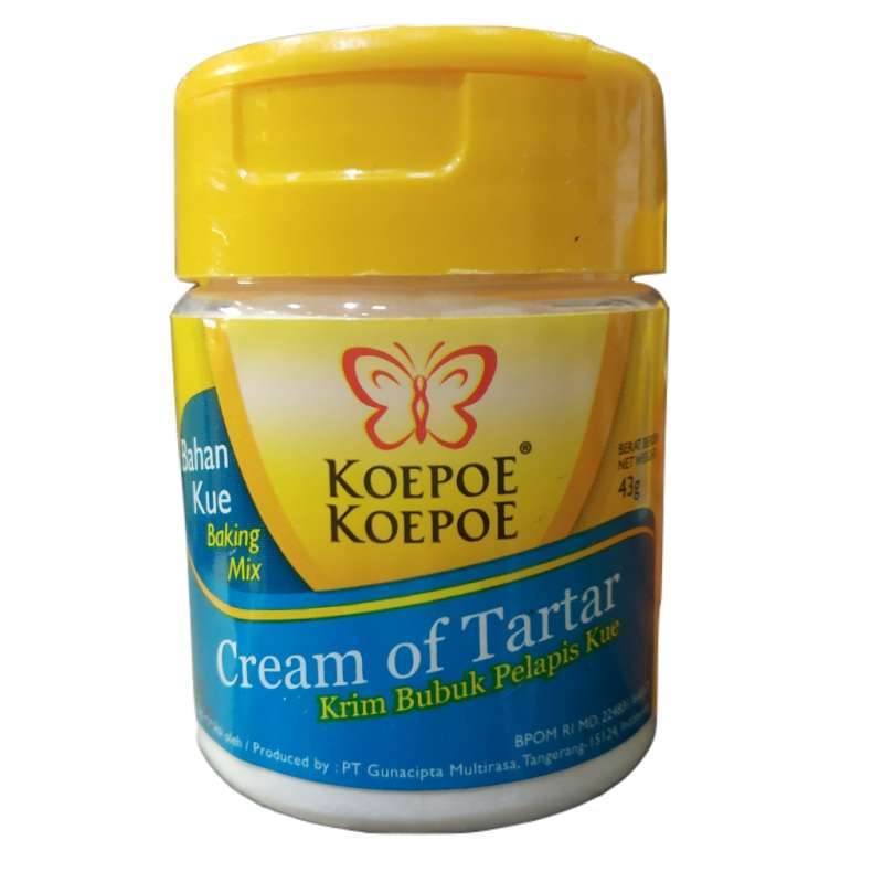 Jual KOEPOE KOEPOE Cream of Tartar 43gr / Krim Bubuk Pelapis Kue Kupu