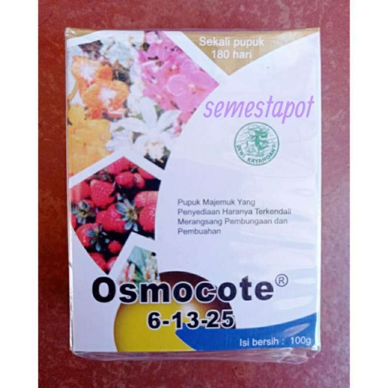 Jual Pupuk Bunga Buah Tanaman Dekastar Plus Osmocote 6 13 25 100 Gr Di
