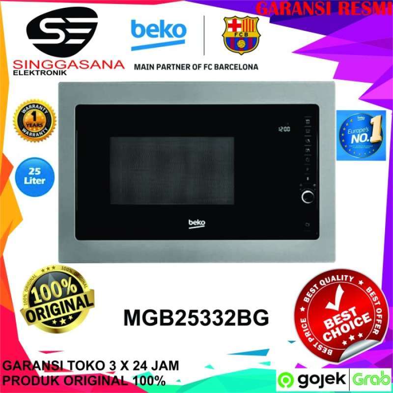 Jual Beko Built In Microwave Oven dan Grill 25L MGB25332BG / MGB25332BG di Seller Elektronik