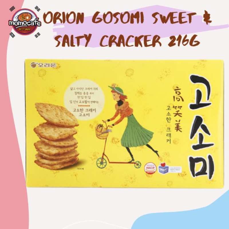 Jual ORION gosomi sweet & salty cracker 216G kerupuk gosomi manis