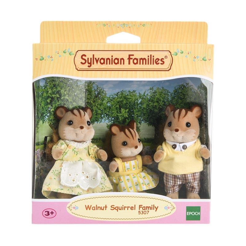 Jual Sylvanian Families Walnut Squirrel Family [3 pcs] 5307 di Seller