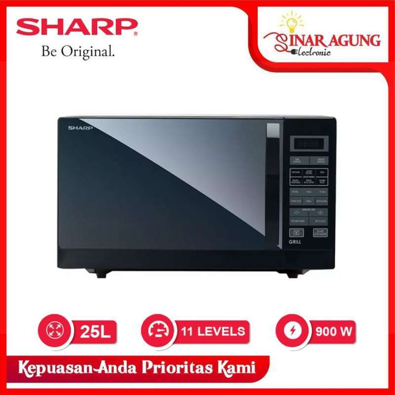 Jual SHARP Microwave Oven 25L R 728 (K) IN BLACK GARANSI RESMI di