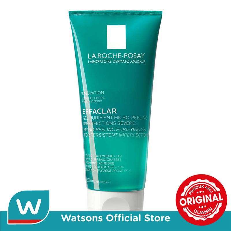Jual La Roche Posay Effaclar Acne MicroPeeling Cleanser 200ml Facial