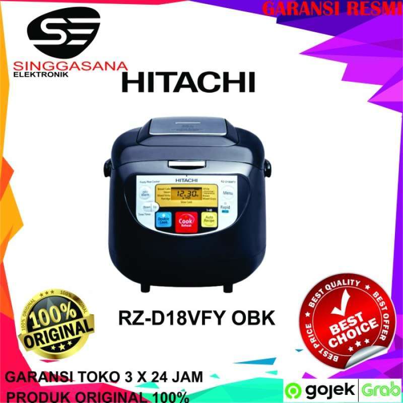 Jual Rice cooker HITACHI RZD18VFY OBK / RZD18VFYOBK / RZ D18VFY OBK di