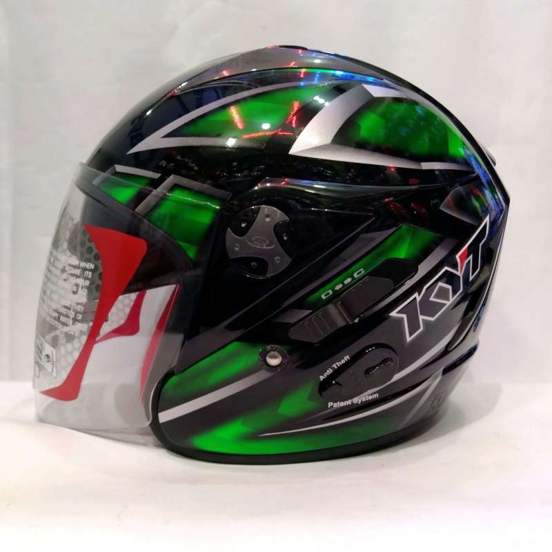 Jual Helm Kyt Scorpy Z 2r 5 Black Green Fluo Helm Half Face Di Seller