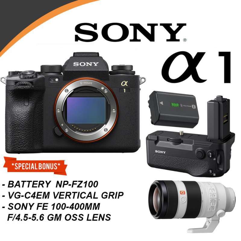 Jual SONY A1 BODY ONLY MIRRORLESS CAMERA ALPHA ONE SONY A 1 BO LENSA