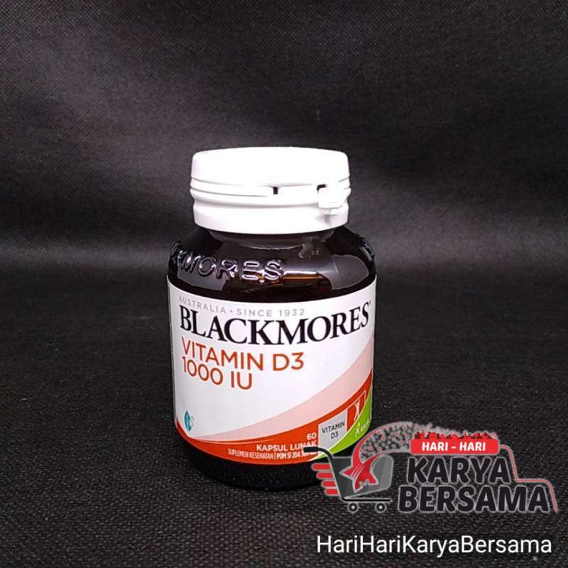 Jual BLACKMORES VITAMIND3 1000 IU BOTOL ISI 60KAPSUL di Seller