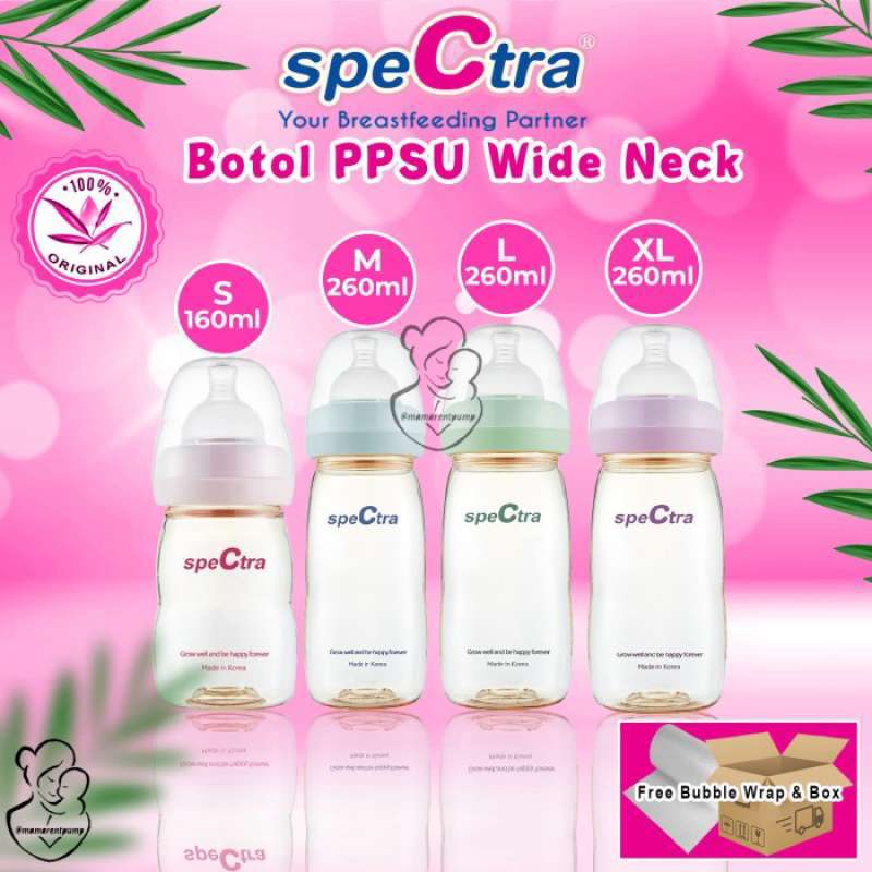 Jual Spectra PPSU bottle botol nipple S wide neck 160ml 160 ml dot susu