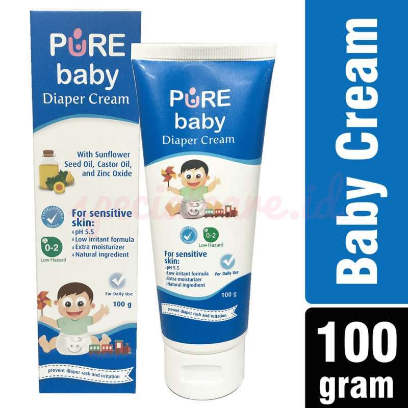 Jual Pure Baby Diaper Cream 100gr Krim Ganti Popok Ruam di Seller
