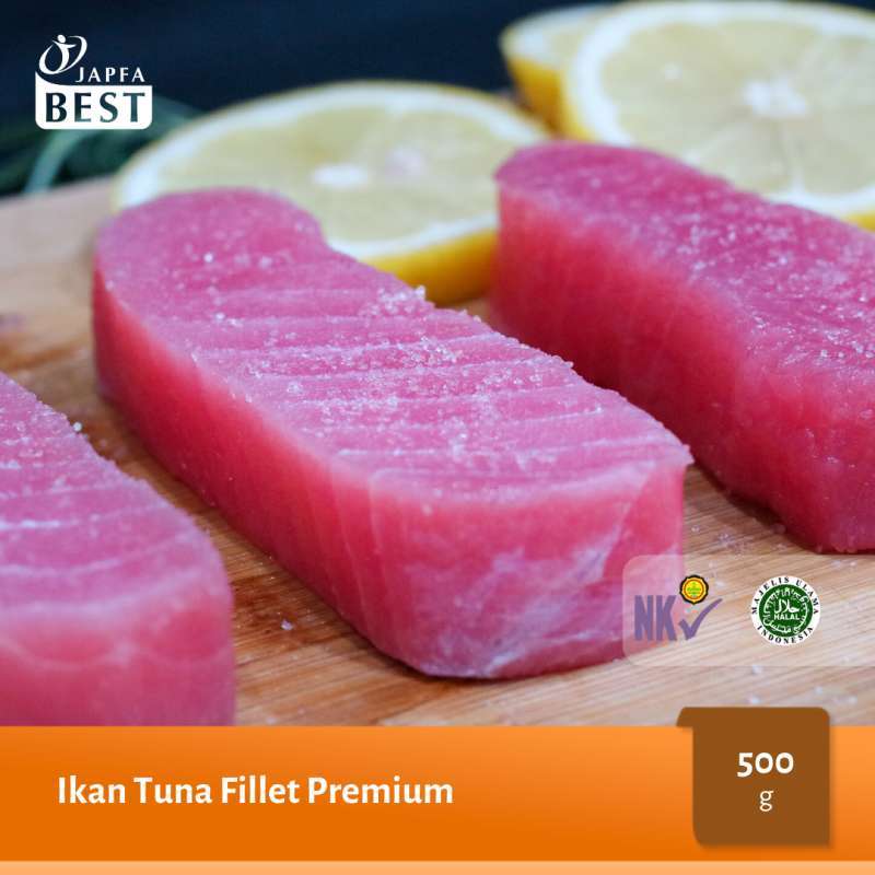 Jual Ikan Tuna Fillet Premium / Tuna Fish Sushi Grade A 500 gr di
