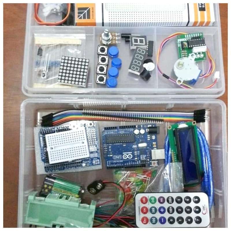 Jual Jual Arduino Uno R3 Starter Kit Paket Belajar Compatible Di Seller ...