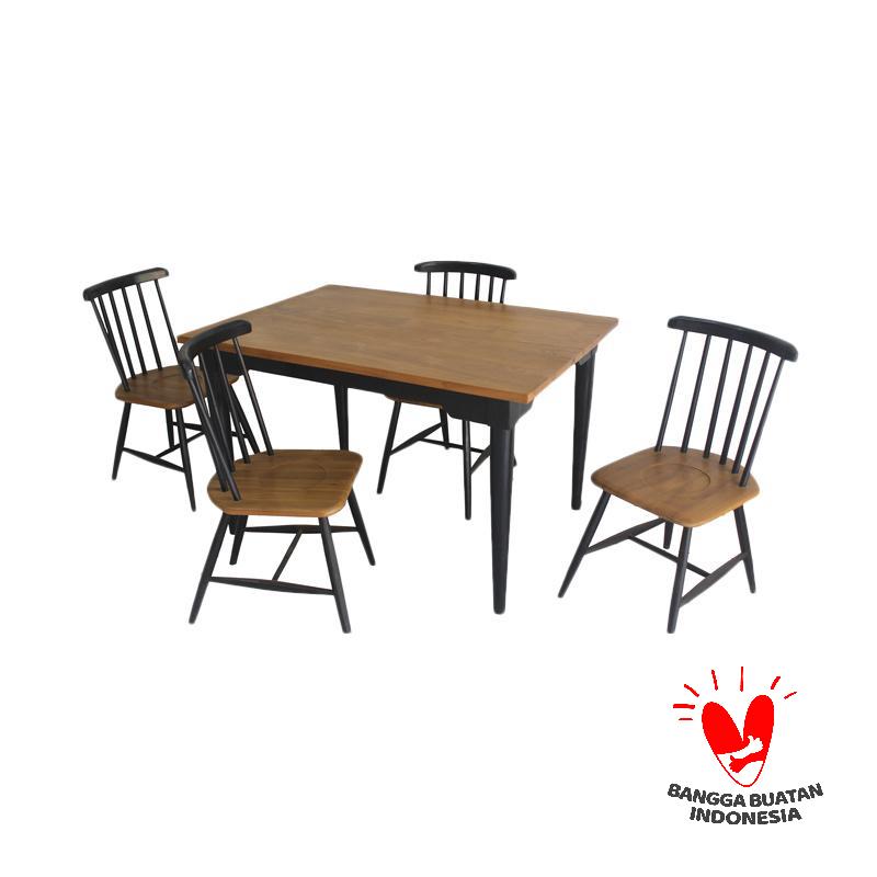 Jual Sahabat Furniture Indonesia Dany Dining Set Meja Makan Di Seller