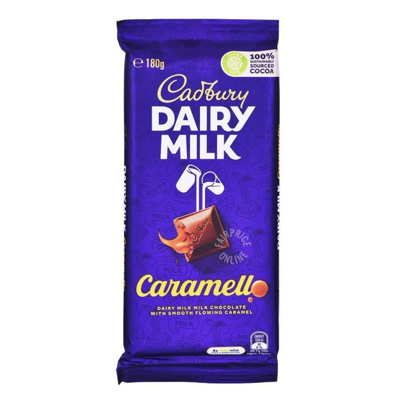 Jual Cadbury Dairy Milk Caramello 180g di Seller BisQuitto Shop Baloi