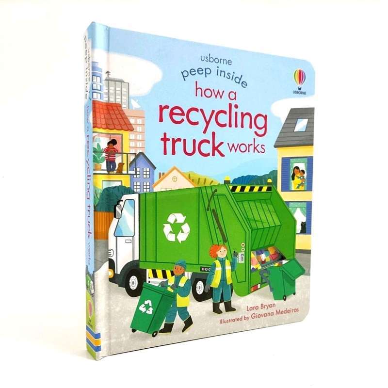 Jual Usborne Peep Inside How A Recycling Truck Works Di Seller ...