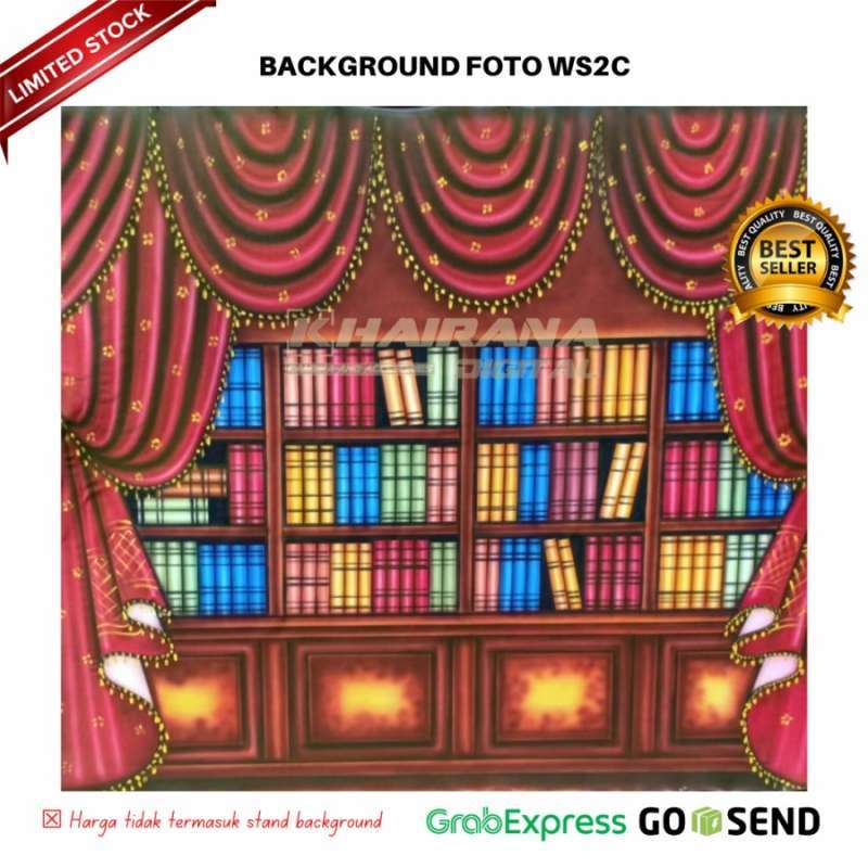 Jual Background Backdrop Latar/Layar Studio Foto Wisuda WS2C 3m di ...