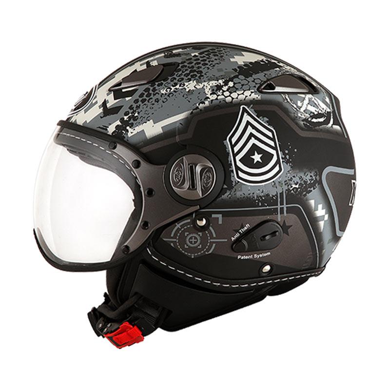 Jual KYT Elsico 6 Helm Half Face XXL Grey Black di Seller Premium