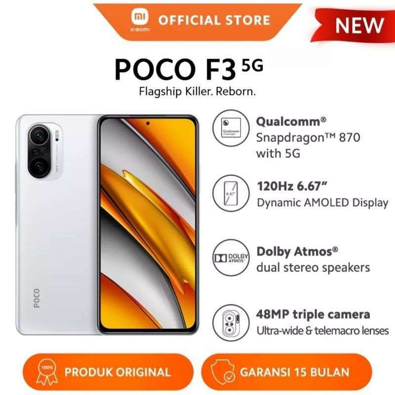 Jual Xiaomi Poco F3 5g 8/256gb Resmi - Blue Di Seller Jayaphone ...