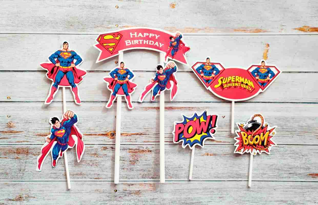 Jual Satu Set Cake Topper Toper Hiasan Kue Ulang Tahun Karakter