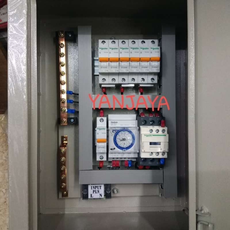 Jual PANEL TIMER LAMPU TAMAN/TIMER PEMBAGI LAMPU/PANEL TIMER PENERANGAN ...