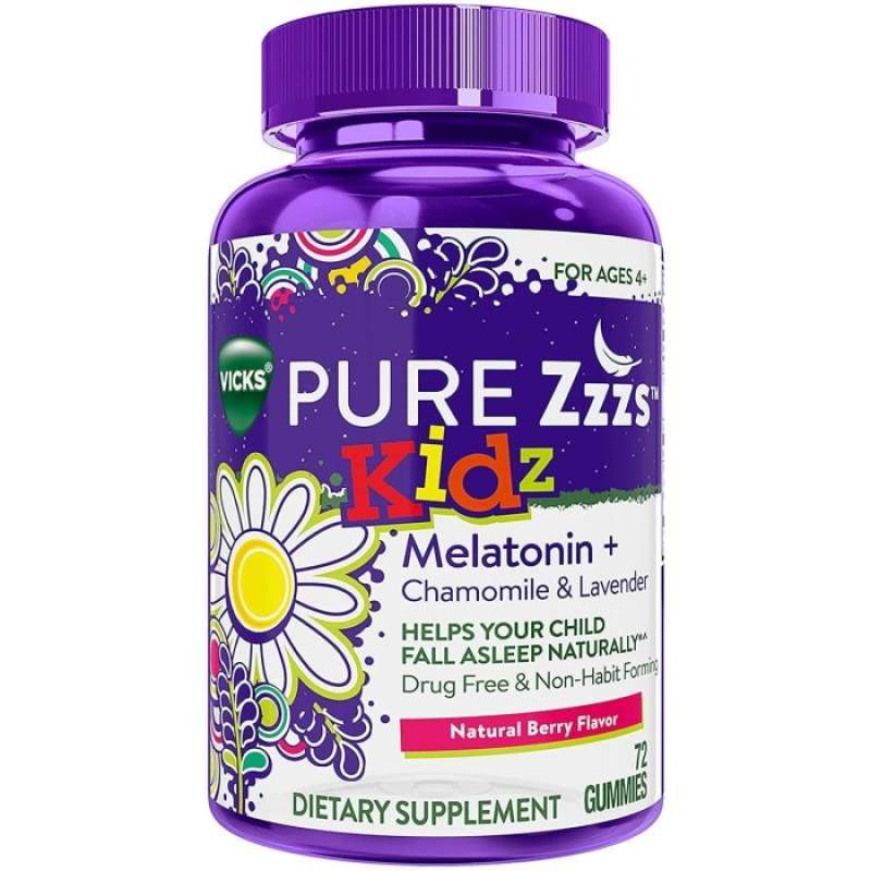 Promo ZzzQuil Pure Zzzs Kidz Melatonin Sleep Aid Gummies For Children